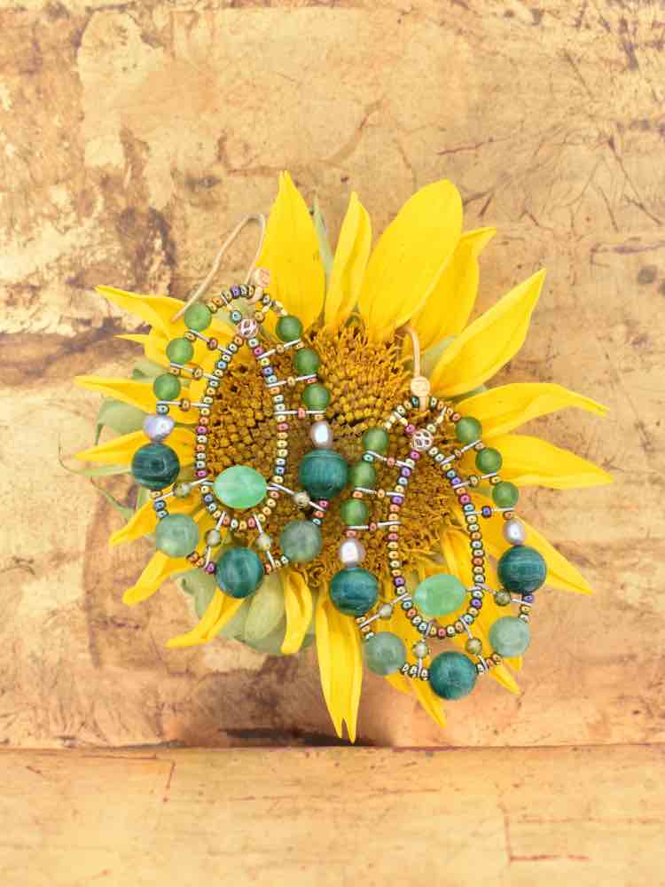 Earrings-Shinju-Comet-Green-Ziio-Jewels Earrings-Shinju-Comet-Green-Ziio-Jewels