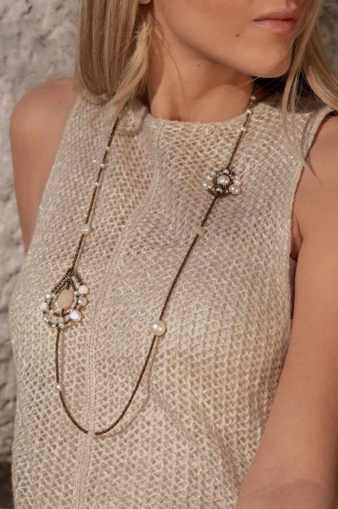 pendant Shinju Long Pearl - Ziio jewels